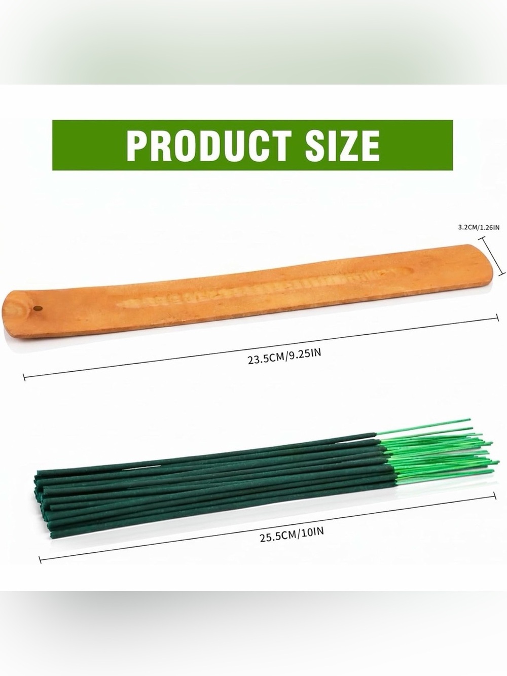 100 citronella incense sticks and holder